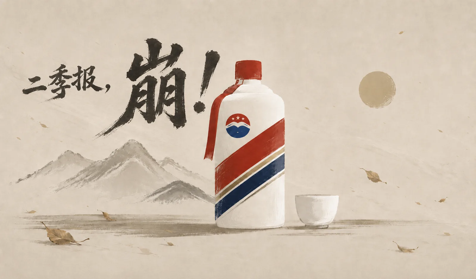 茅台二季度财报，也拉了